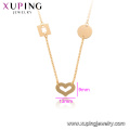 44919 xuping heart Collar cobre plateado 18k ambiental